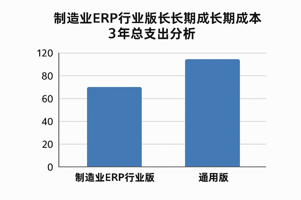  制造业ERP行业版与通用版的长期成本对比：3年总支出分析  